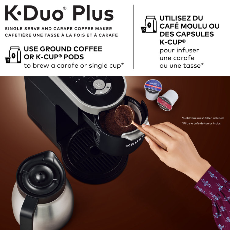 Keurig Plus Single Serve K Cup Pod Coffee Maker Wayfair Canada